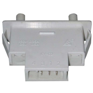 Switch Nevera 3 Terminales 250V 0.25A 125V 0.5A terminales 4 - 312, modelo LTK-9, Switch de puerta refrigerador con 2 botones, Remplazo LG Samsung y Otras marcas Switch Nevera 3 Terminales 250V 0.25A 125V 0.5A terminales 4 - 312, modelo LTK-9, Switch de puerta refrigerador con 2 botones, Remplazo LG Samsung y Otras marcas