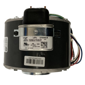 US Motors 1/15 hp 1075 rpm, 6 polos, 2 shaft, 3 velocidades, 5.6 diametro, CW, 127v, 60 hz, 1 ph, 5 mfd/370 VAC Capacitor Fan Coil 6159-9001 K055JCG9001013N