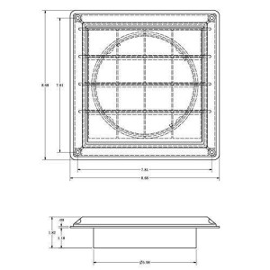 Lambro Rejilla Ventilacion Marron 6in 361b
Ventilacion Secadora- Rejilla Plastica Marron Con Apertura De 6in
Mantiene Elementos Fuera- Alerones Abren Y Cierran Para Prevenir La Entrada De Elementos Externos
Inhibidor Uv - El Inhibidor Uv Se Utiliza P