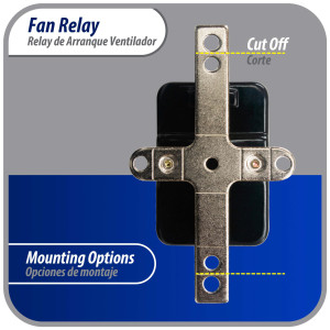 Appli Parts APFR-380 Rele de Contacto Seco NO y NC, 25 A, 90-380 V, Bobina 24 V, puntos de conexion 1-3 Coil, 2-4 NO, 5-6 NC. Usos: Control de Dampers, Valvulas, Inversión, Aire Acondicionado y mas