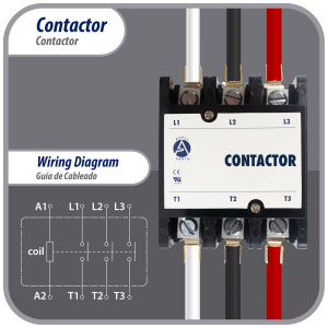 Contactor 3 Polos 50A 240V repuesto para compresores de CA y otras aplicaciones electricas Certificacion UL 476929 de Trabajo Pesado, Appli Parts modelo APAC-350240 Contactor 3 Polos 50A 240V repuesto para compresores de CA y otras aplicaciones electricas Certificacion UL 476929 de Trabajo Pesado, Appli Parts modelo APAC-350240