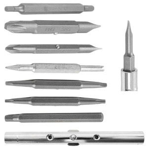 Uniweld Destornillador Multiple 20 en 1 con Ratchet 14 Puntas magneticas doble Puntas 5/16 a 1/4 20N1RSD
 Uniweld Destornillador Multiple 20 en 1 con Ratchet 14 Puntas magneticas doble Puntas 5/16 a 1/4 20N1RSD