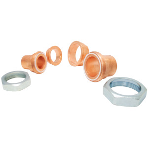 Danfoss 7765028 Adaptador Soldable Rotolock de 2-1/4 pulg Rotolock a 1-5/8 pulg  ODF y 1-3/4 pulg Rotolock a 7/8 pulg ODF para compresores SM, SY y SH