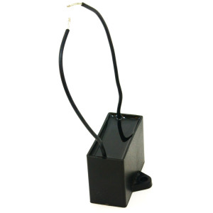 Appli Parts Condensador Capacitor de ventilador 12 mfd (microfaradios) uf 250VAC con 2 cables compatible con cualquier marca de igual capacitancia  CAP-12-250-2C
