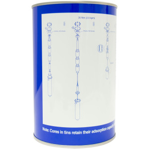 Danfoss 023U5381 Nucleo Cartucho de Filtro Secador 48-DA para DCR, Post-Quemado, incluye Empaque, para uso con DCR 0485 a 19217 y otras Carcasas de 4-3/4 in 023U5381, 023U5380