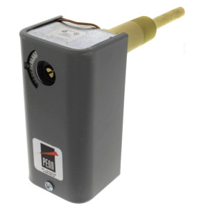 A19ABC-11C PENN Acuastato JCI con rango de 38 C a 116 C, con termopozo, bulbo de 3 pulgadas, 120/240 VAC, salida SPDT A19ABC-11C PENN Acuastato JCI con rango de 38 C a 116 C, con termopozo, bulbo de 3 pulgadas, 120/240 VAC, salida SPDT