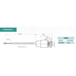 Full Gauge SB69-100A Transductor de Presion, 1/4 pulg SAE Macho, 0-232 Psi (0-16 bar), Suministro 0.5 a 4.5 VDC, Salida 4-20mA, Rango Temperatura -40 a 212 F (-40 a 100 C) Full Gauge SB69-100A Transductor de Presion, 1/4 pulg SAE Macho, 0-232 Psi (0-16 bar), Suministro 0.5 a 4.5 VDC, Salida 4-20mA, Rango Temperatura -40 a 212 F (-40 a 100 C)