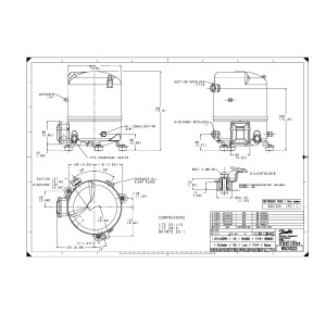 Danfoss MTZ22JC1BVE 2HP R404,R407,R134,R448, MBP Compresor Reciprocante para Refrigeracion 208-230/1/60 (V/Ph/Hz),Descarga 1 pulg V06, Succion 1-1/4 pulg V09, Rotolock, Aceite POE ,MTZ22-1V Danfoss MTZ22JC1BVE 2HP R404,R407,R134,R448, MBP Compresor Reciprocante para Refrigeracion 208-230/1/60 (V/Ph/Hz),Descarga 1 pulg V06, Succion 1-1/4 pulg V09, Rotolock, Aceite POE ,MTZ22-1V