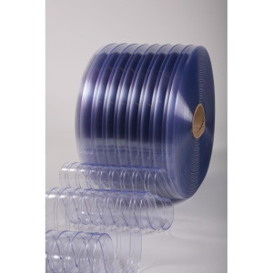 Cortina De Pvc De Refrigeracion Baja Temperatura Durarib Clearway 12"X.110"X150ft -40+150f / -40+65c Cortina De Pvc De Refrigeracion Baja Temperatura Durarib Clearway 12"X.110"X150ft -40+150f / -40+65c