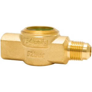 Danfoss 014L0022 Visor de Liquido / Humedad 3/8x3/8 pulg, Flare, Entrada Hembra por Salida Macho, MPT 754 psig, SGP 10 I