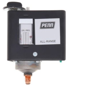 PENN P170AB-12C Control de Presion JCI, baja 12 a 80 psi, SPST abre en baja, MICRO-SET Control para refrigerantes no-corrosivos, sin capilar PENN P170AB-12C Control de Presion JCI, baja 12 a 80 psi, SPST abre en baja, MICRO-SET Control para refrigerantes no-corrosivos, sin capilar