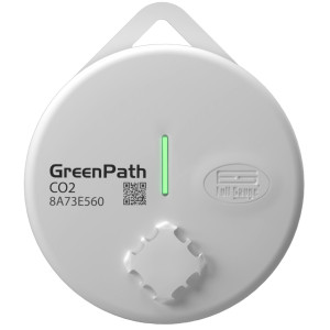 Full Gauge GreenPath Sensor portatil de CO2 0 a 20.000 ppm, Bluetooth BLE, Usa pilas AAA
