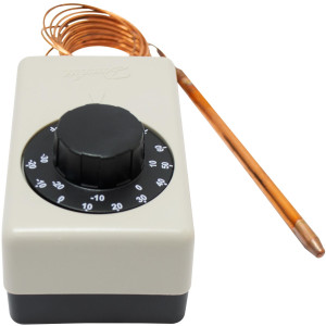 Danfoss 060H1708 UT 72, Termostato Mecanico, -30 a 30 C, Capilar de Cobre 3 m, Auto Reseteo, SPDT, Cerramiento IP20