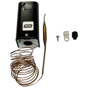 PENN A19ABC-41C Control Temperatura Electromecanico Cuarto Frio JCI -34C a 38C Capilar 8Ft, 1 polo 1 Tiro, abre en baja PENN A19ABC-41C Control Temperatura Electromecanico Cuarto Frio JCI -34C a 38C Capilar 8Ft, 1 polo 1 Tiro, abre en baja