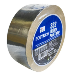 Tape/Cinta de Aluminio para Ducteria 2pulg x 50yds Polyken 332 Tape/Cinta de Aluminio para Ducteria 2pulg x 50yds Polyken 332