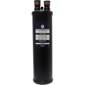 Appli Parts APOS-55889 Separador de Aceite 1 1/8 pulg ODF Soldable, CFC,HCFC,HFC,R22,R407C,R502,R134a,R404A,R507, Temperatura de trabajo desde -10 C a 130 C