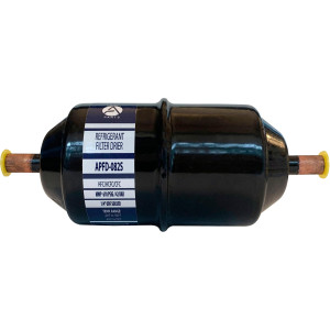 Appli Parts APFD-082S Filtro Secador 1/4 pulg para linea Liquido para Sistemas de Refrigeracion y aire acondicionado 082S ODF Soldable Universal Unidireccional 152mm Largo 57mm Ancho

